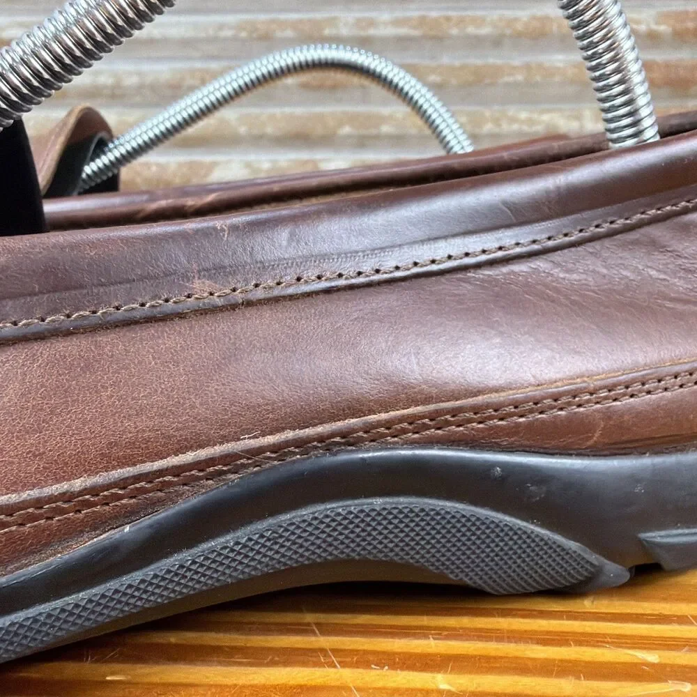 Allen Edmonds Brown Mens Boulder Leather Loafer Size 8E Driving Moc
